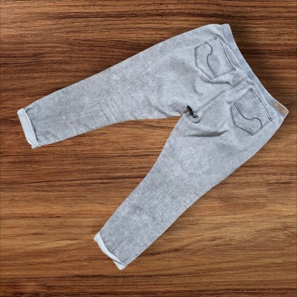 LEVI'S Gray Distressed Look Soft Cuffed Jogger Pants Plus Size - Picture 4 of 7